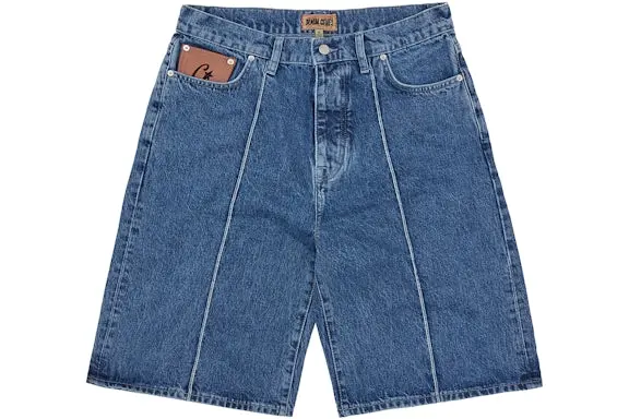 Corteiz C-Star Denim Shorts Faded Blue - Imagen 2