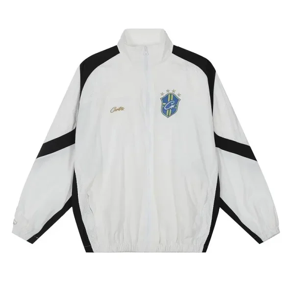 Corteiz Francais Shuku Jacket Black/White
