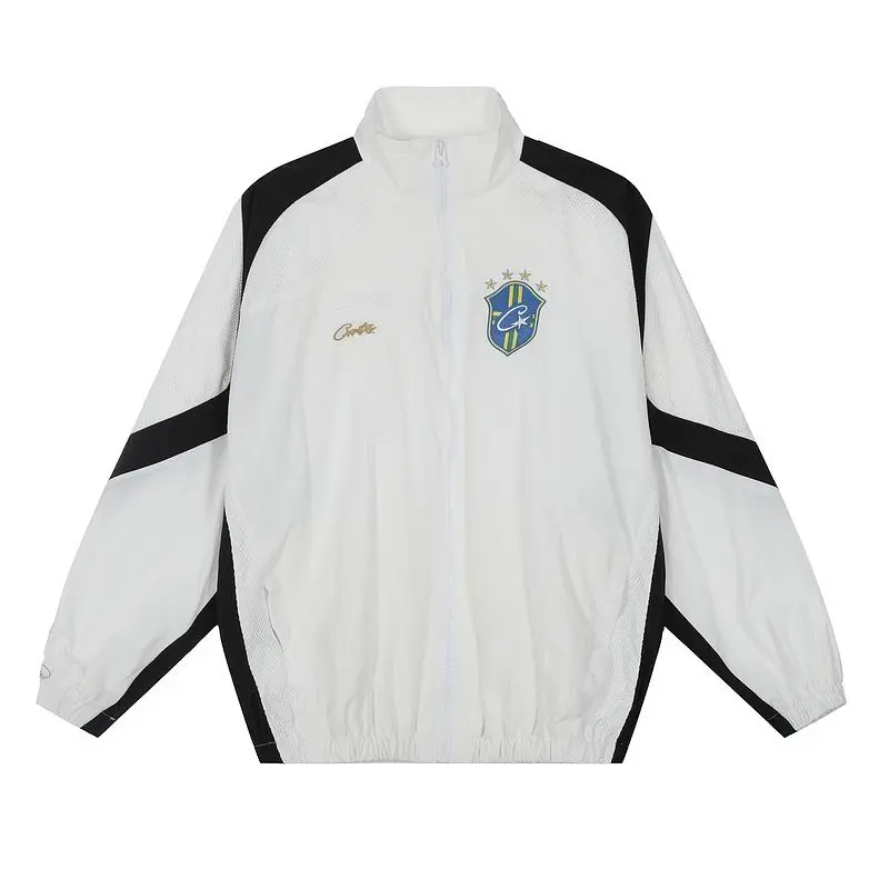 Corteiz Francais Shuku Jacket Black/White