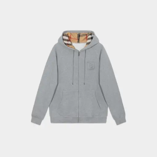 Burberry Hoodie Sweater Gray