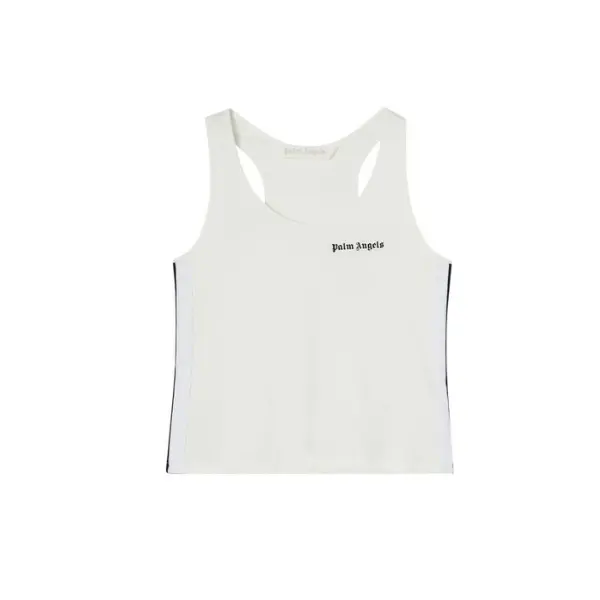 Palm Angels Classic Logo Tank Top ‘White/Black’
