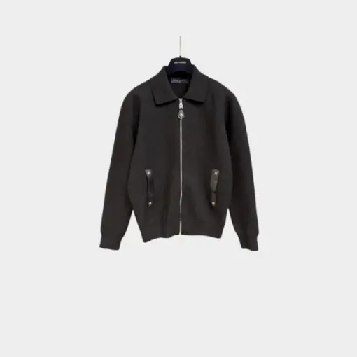 LV Knit Blouson Black