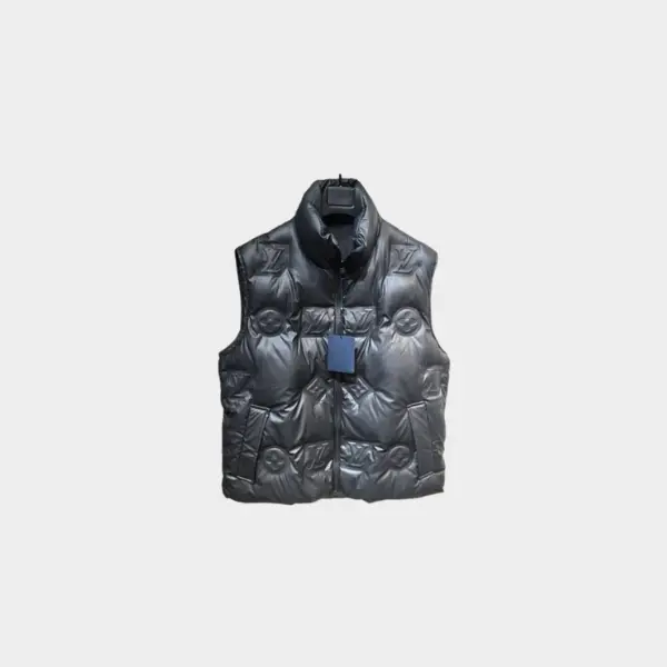 LV Monogram Boyhood Puffer Vest Black