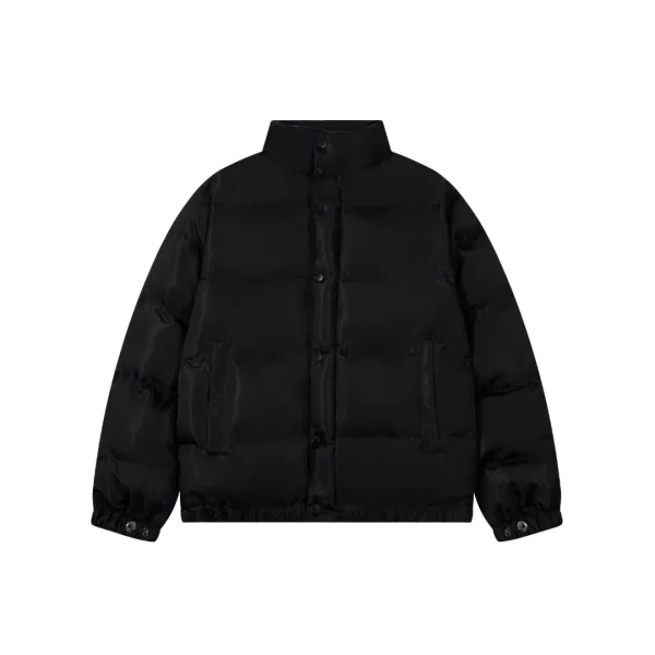 Corteiz Alcatraz Classic Hooded Down Puffer Jacket Black