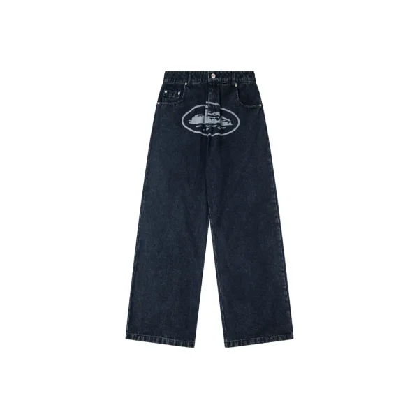 Corteiz Denim Pant Black