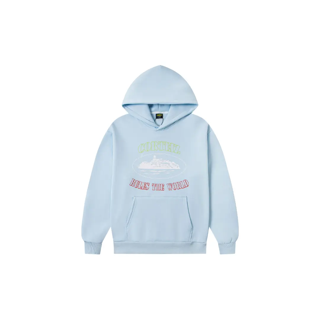 Corteiz Superior Hoodie Baby Sky Blue