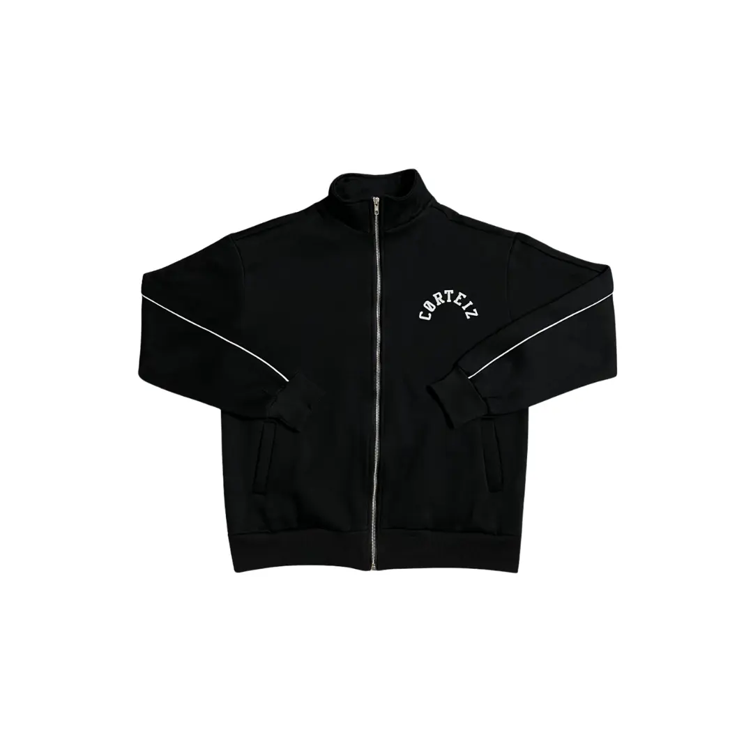 Corteiz Alcatraz Reflective Jacket Black
