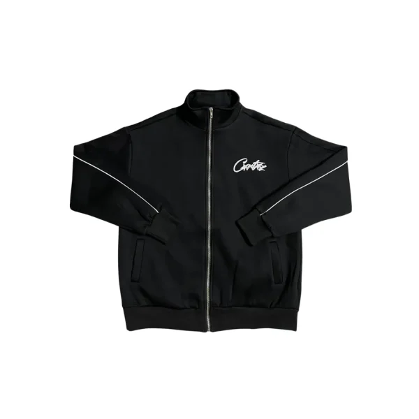 Corteiz Alcatraz Reflective Jacket Black