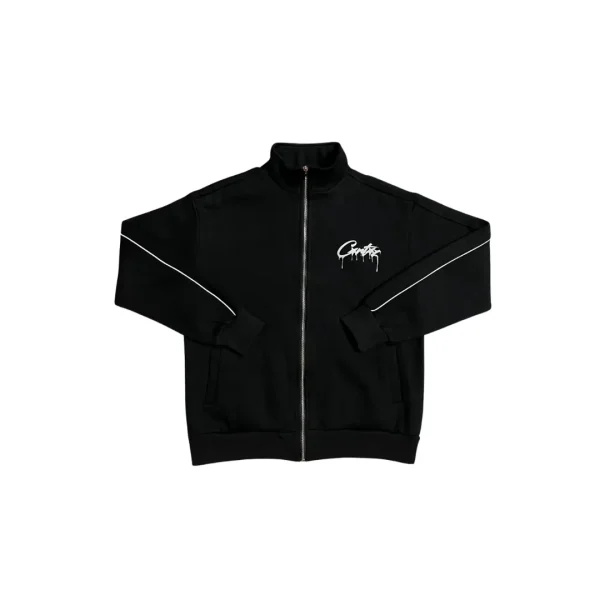 Corteiz Alcatraz Reflective Jacket Black