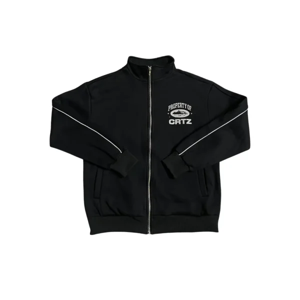 Corteiz Alcatraz Reflective Jacket Black