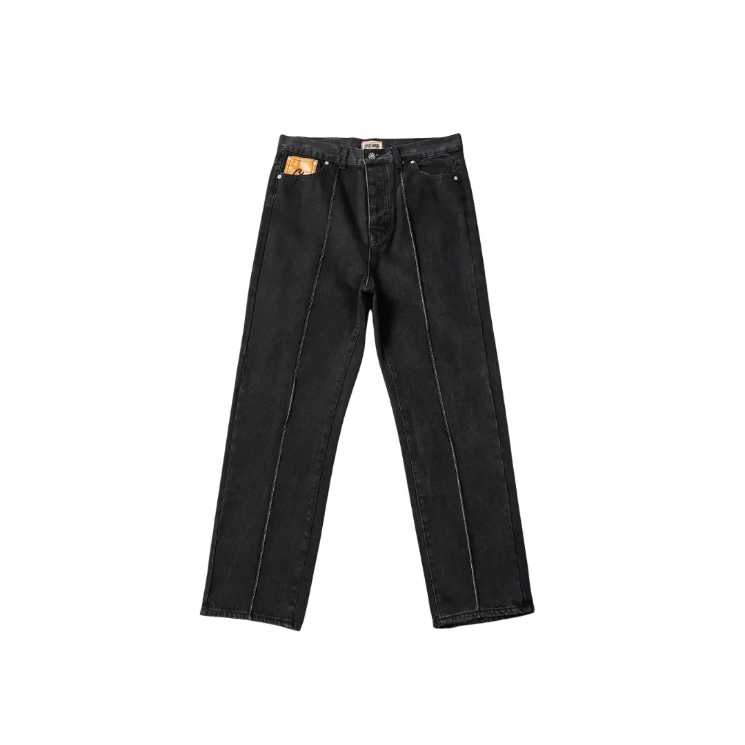 Corteiz Alcatraz C Star Denim Jeans Black