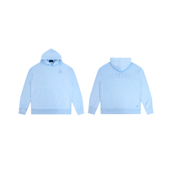 Amiri Hoodie Blue