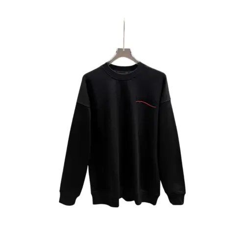 Balenciaga Long Sleeved Sweater Black