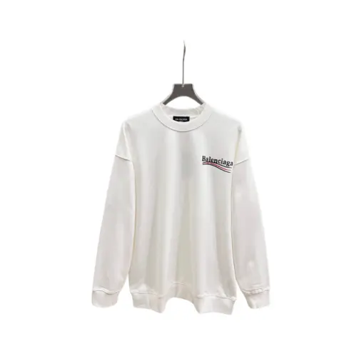 Balenciaga Long Sleeved Sweater White