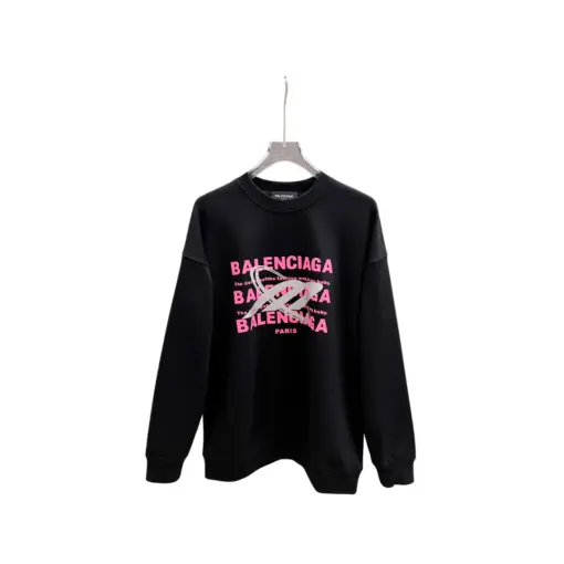 Balenciaga Long Sleeved Sweater Black