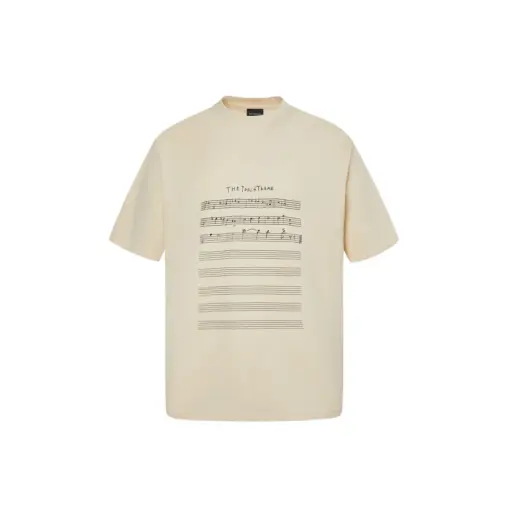 Balenciaga Music Angelo Badalamenti T Shirt Cream