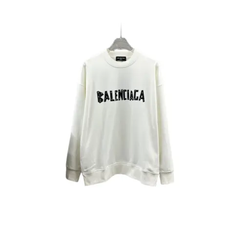 Balenciaga Cream Oversized Sweater