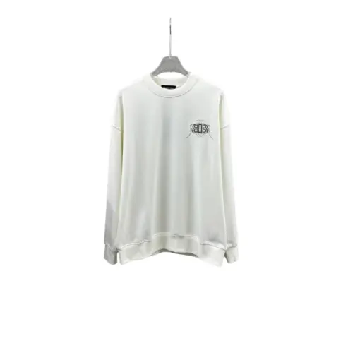 Balenciaga Oversized White Sweater