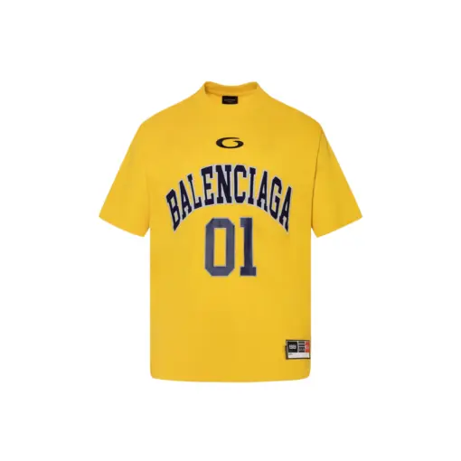 Balenciaga Basketball Oversized T Shirt Yellow