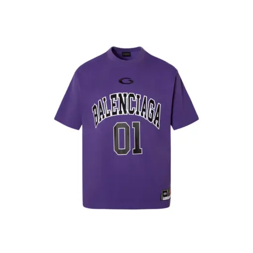 Balenciaga Basketball Oversized T Shirt Purple