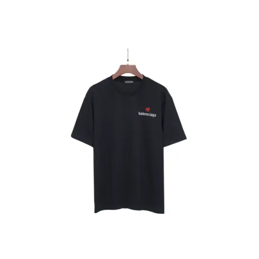 Balenciaga Black T Shirt Designed Monogram