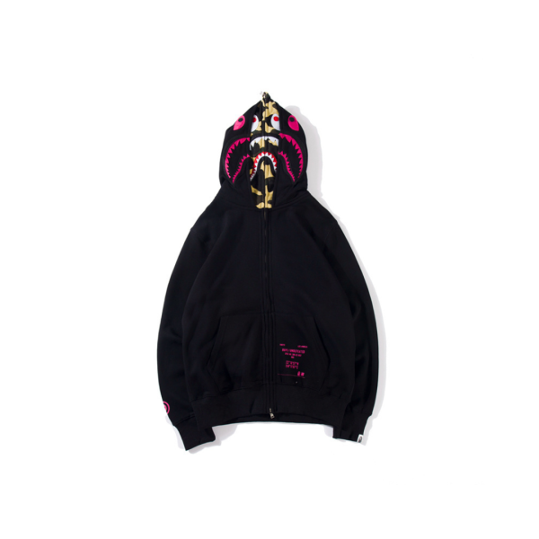 BAPE Shark Hooded Hoodie Black