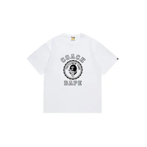 BAPE Coach New York Ape T Shirt White