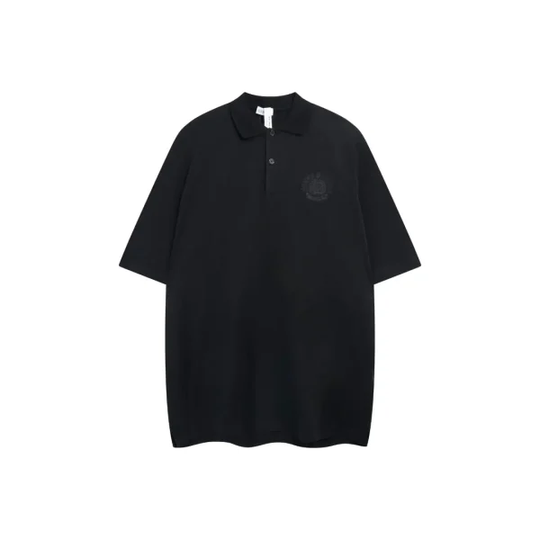 Burberry Polo T Shirt Black