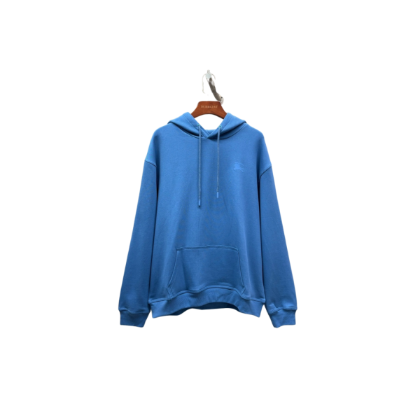 Burberry Hooded Hoodie Blue