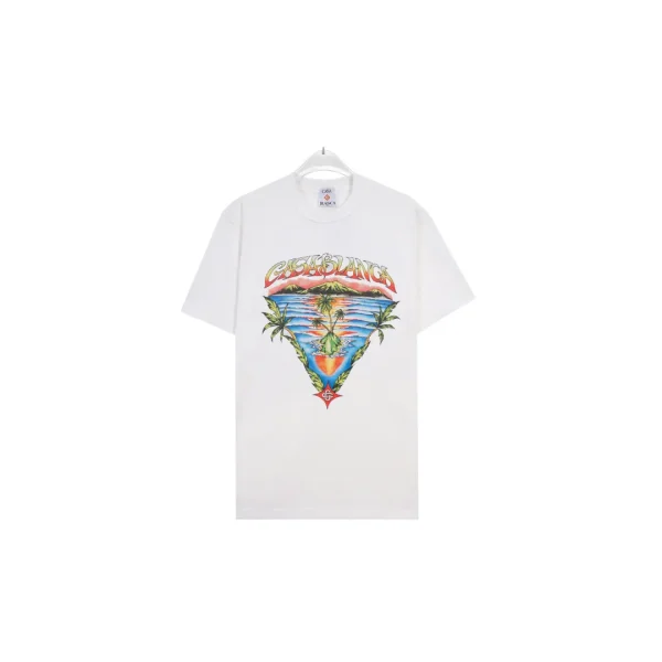 CASABLANCA Ocean Veiw T Shirt White
