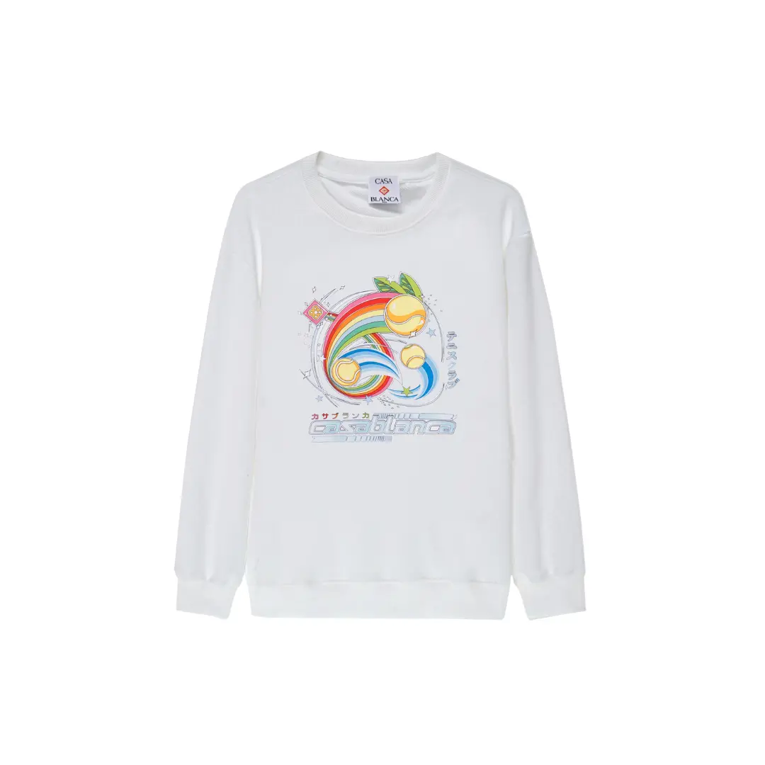 Casablanca Monogram Sweatshirt White