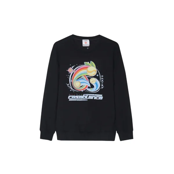 Casablanca Monogram Sweatshirt Black