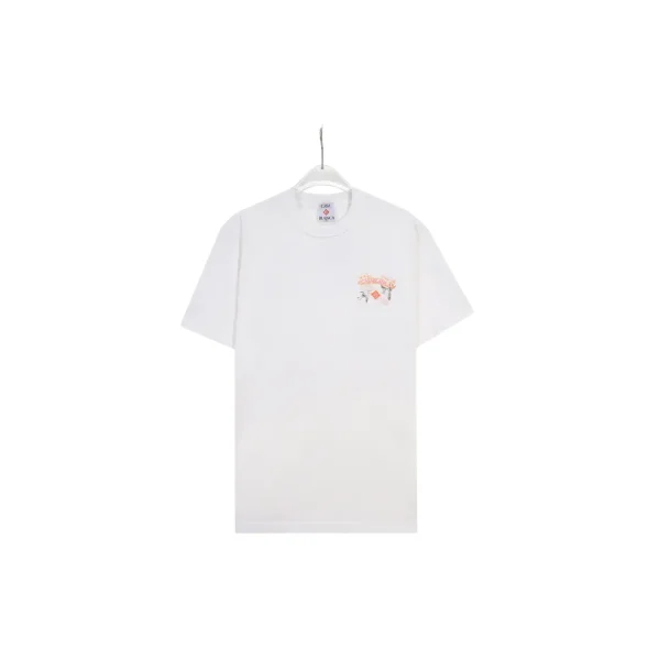 CASABLANCA Logo T Shirt White