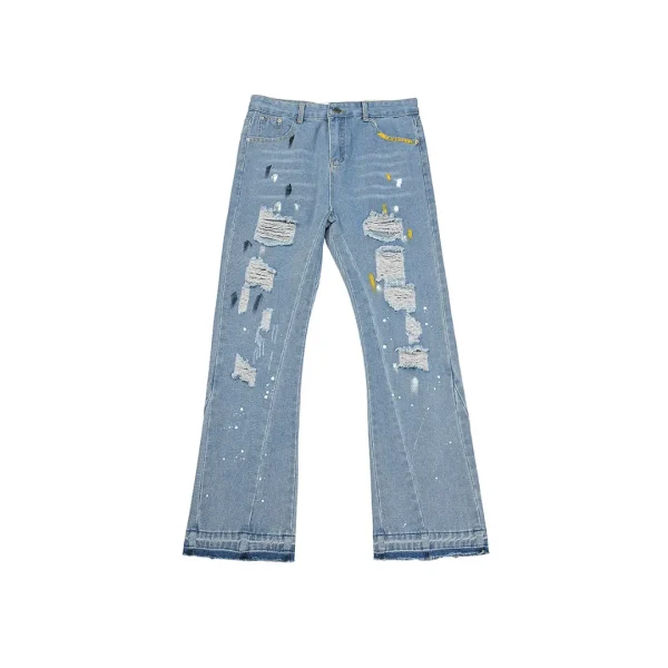 Gallery Dept. White Flared Jeans Loose Fit