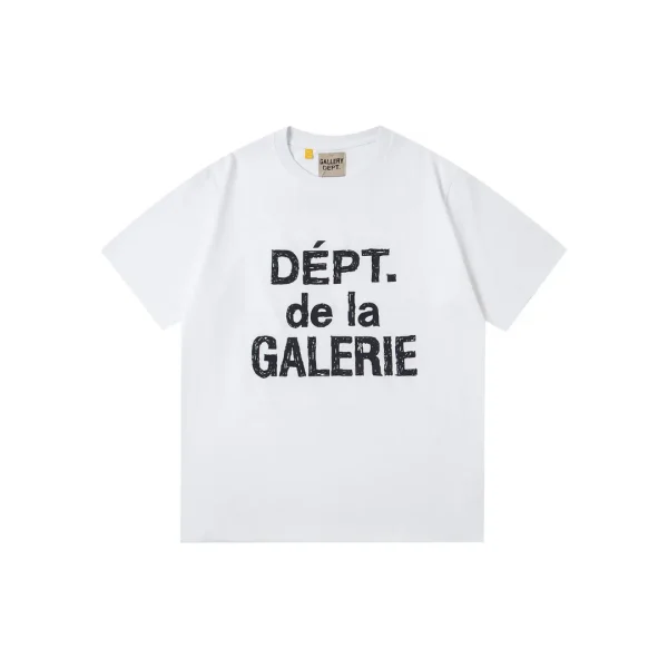 GALLERY DEPT. Dept De La Galerie Printed Classic T Shirt White