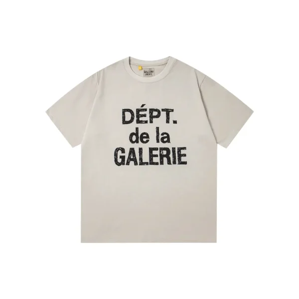 GALLERY DEPT. Dept De La Galerie Printed Classic T Shirt Off White