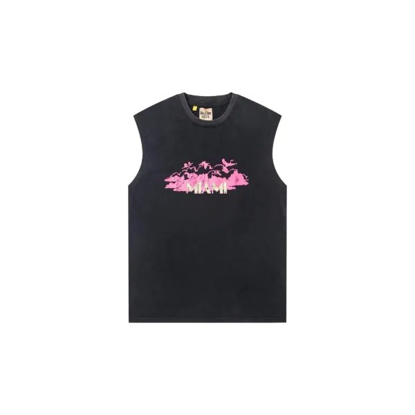 GALLERY DEPT. Sleeveless Miami Monogram Printed T Shirt