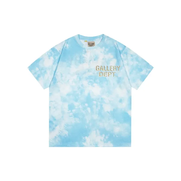 GALLERY DEPT. T Shirt Souvenir Baby Blue Tie Dye