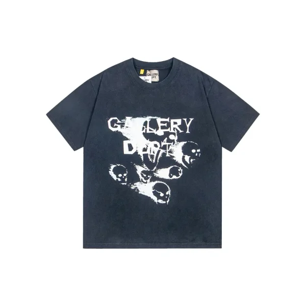 GALLERY DEPT. Tokyo Souvenir Brand Monogram With Design T Shirt Light Black