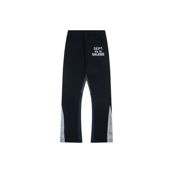 GALLERY DEPT. Black With Gray Loose Fit Hem Pant
