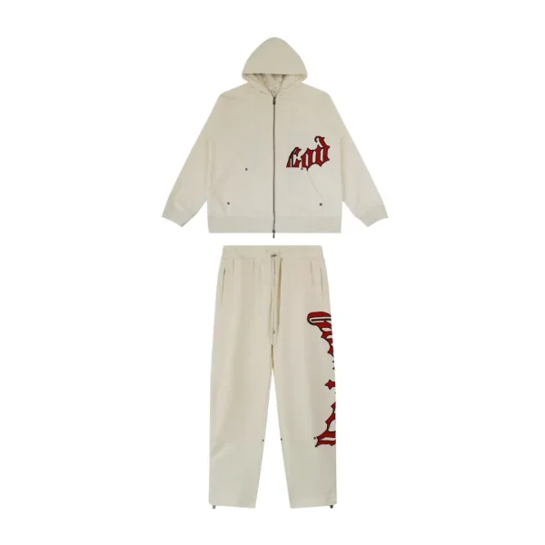 Fear Of God ESSENTIALS Tracksuit Set Off White
