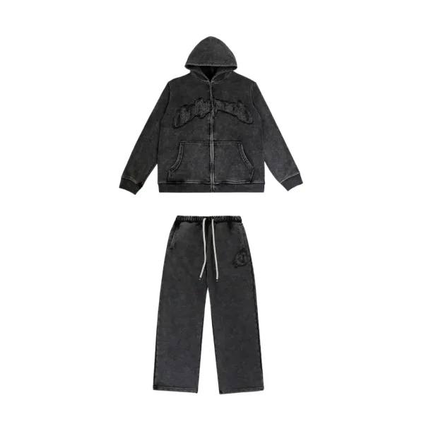 Fear Of God ESSENTIALS Denim Tracksuit Set Black