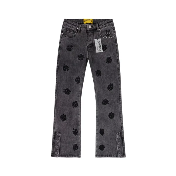 ESSENTIALS FEAR OF GOD Jeans Pant Loose Fit With Black Dot