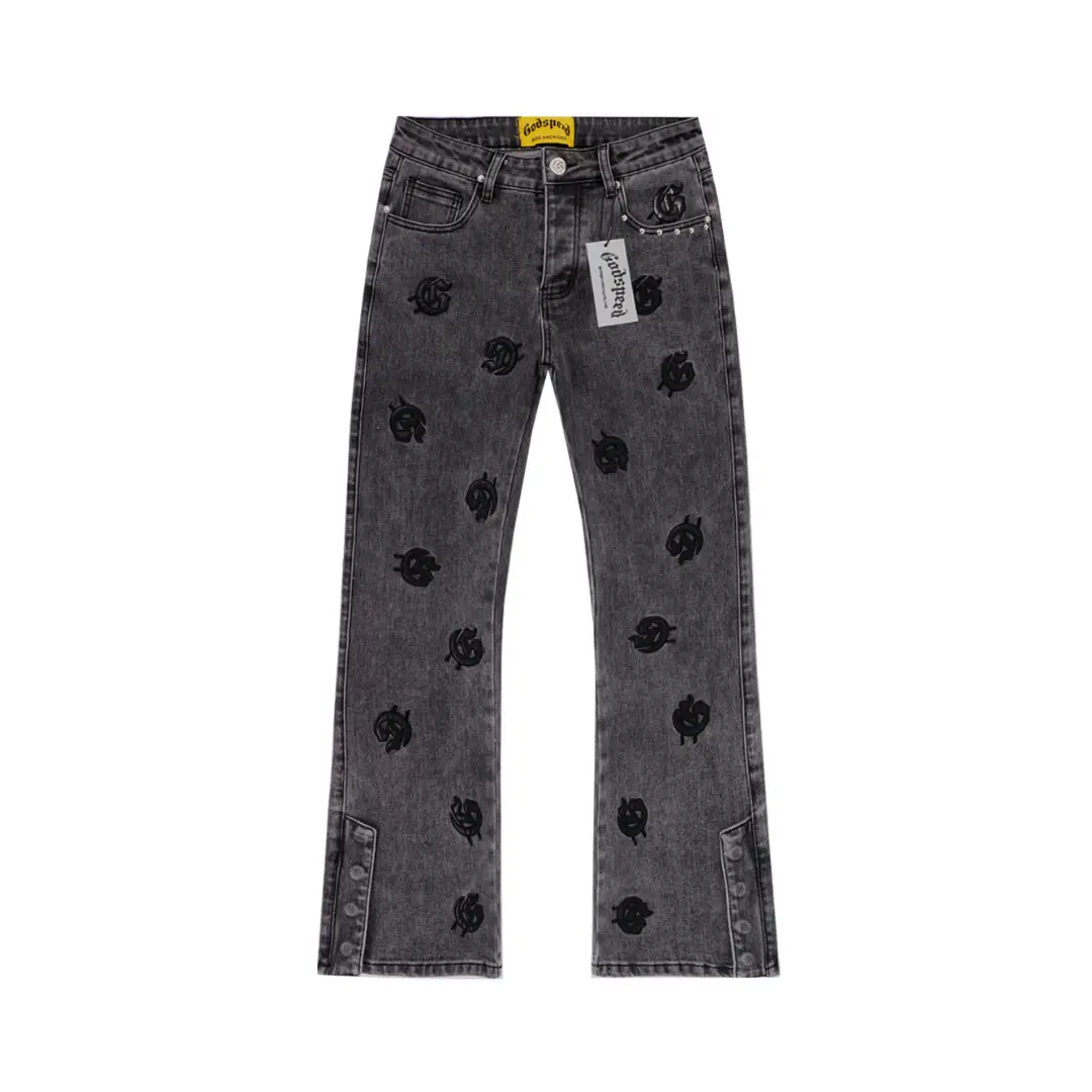 ESSENTIALS FEAR OF GOD Jeans Pant Loose Fit With Black Dot