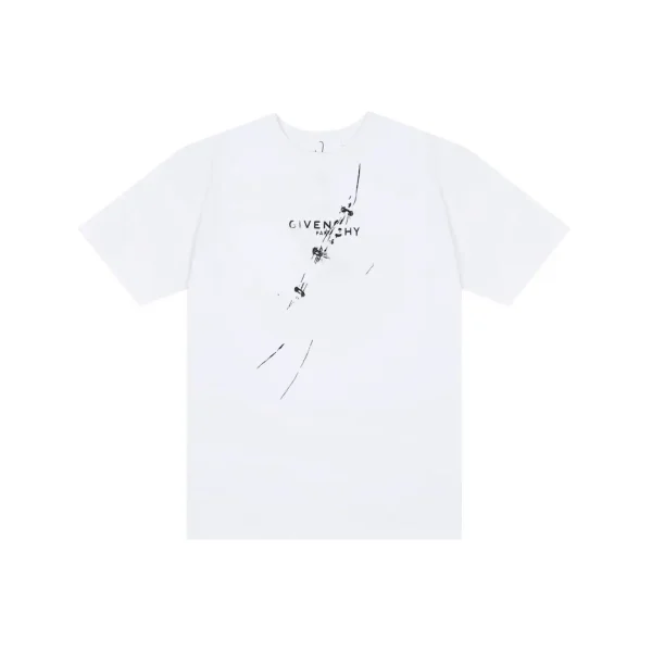 Givenchy White T-Shirt With Design