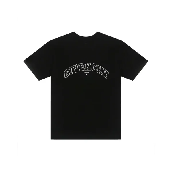 Givenchy T Shirt Black Logo Design