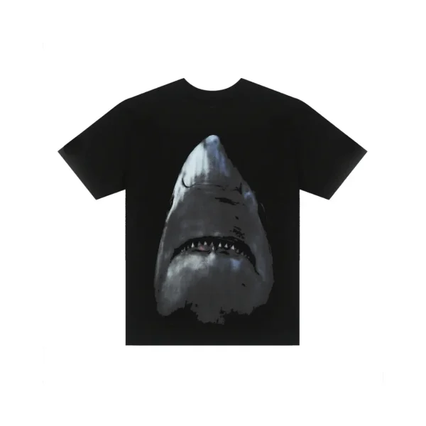 Givenchy T Shirt Black With Shark Head Print