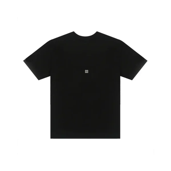 Givenchy T Shirt Black With Logo Monogram