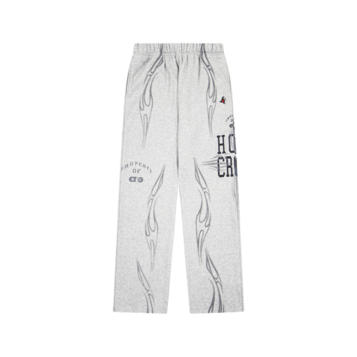Hellstar Sweatpant White With Text Design Monogram