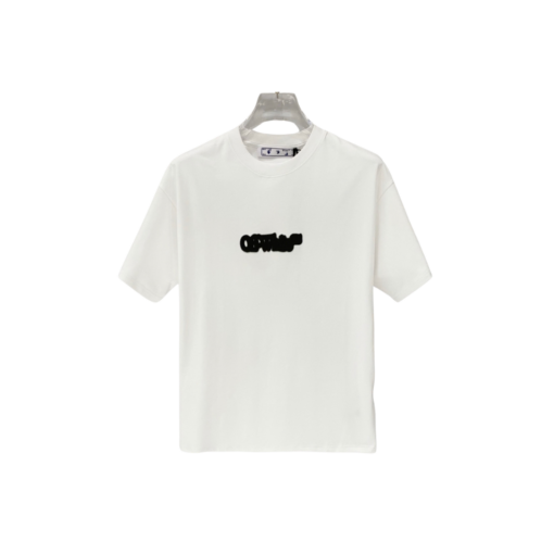 Off-White Logo In Bold T Shirt White